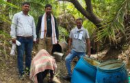पोलीस स्टेशन हिंगणघाट येथील पथकाची वेळा शिवारात दारुबंदी कायद्यान्वये कारवाई